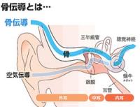 携帯電話のような高感度の簡単集音器(聴覚補助用具)【音声拡声器 骨伝導クリアー・ボイス】